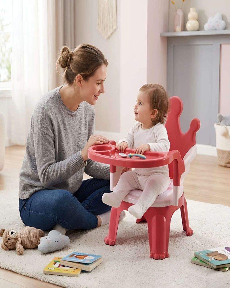 SILLA DE COMER PORTATIL PARA BEBE S Y CENTRO DE ACTIVIDADES - 1