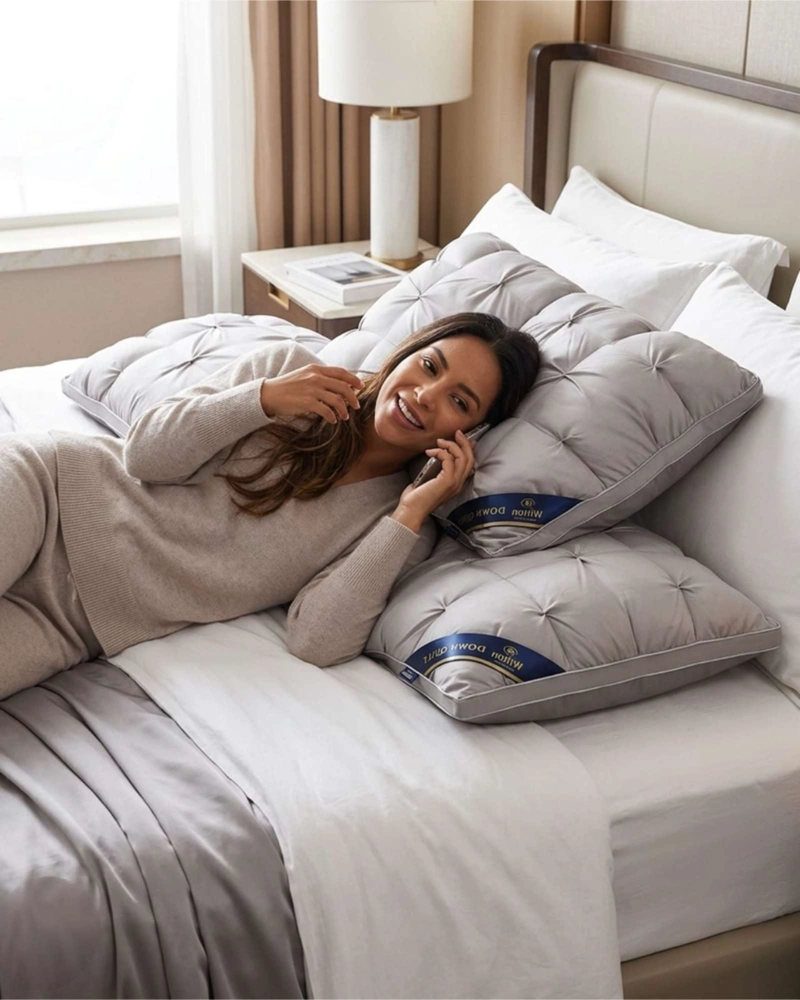 PACK 2 ALMOHADAS ESTANDAR CONFORT SUAVE - RELLENO HIPOALERGE NICO - 5