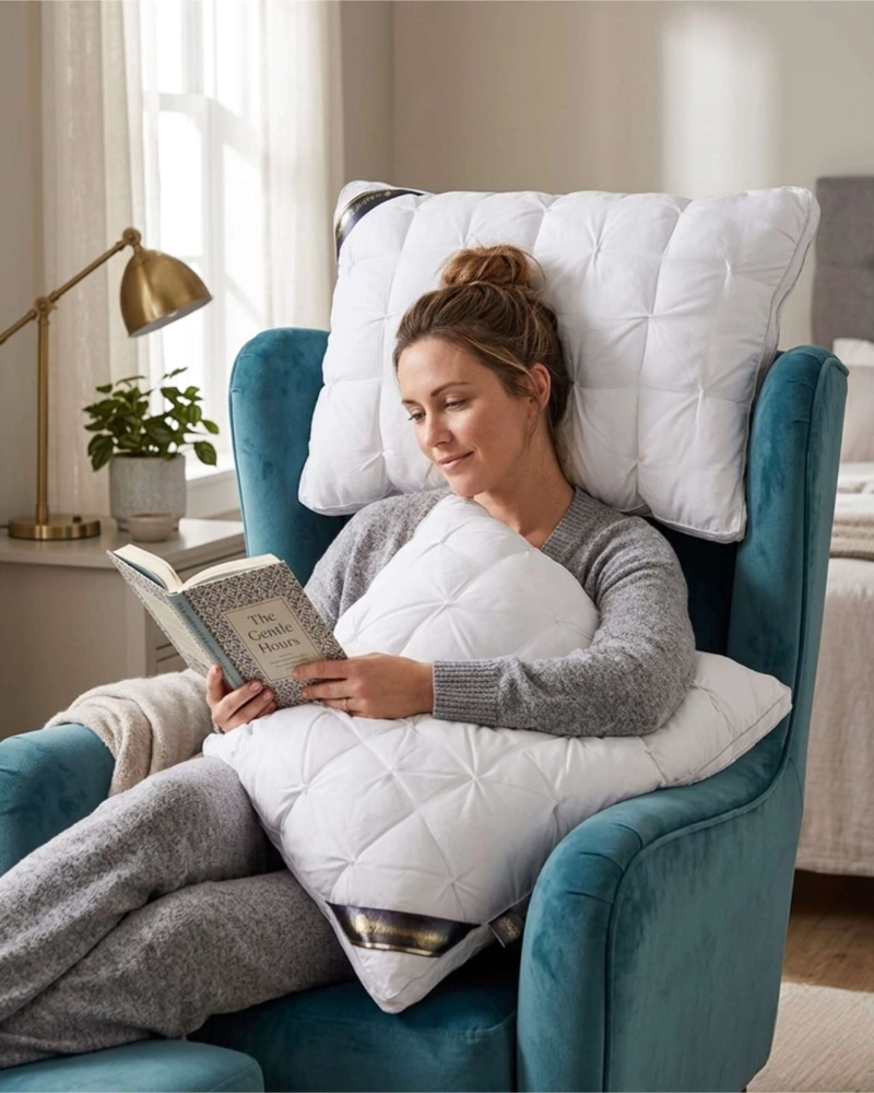PACK 2 ALMOHADAS ESTANDAR CONFORT SUAVE - RELLENO HIPOALERGE NICO - 1