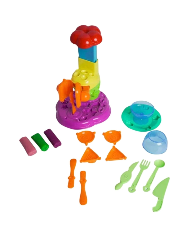 JUGUETE DE MASAS Y MOLDES DE HELADOS JUEGO DIDACTICO KIT - 6