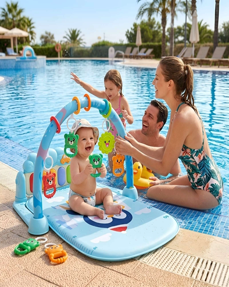 GIMNASIO MUSICAL PARA BEBE  CON PIANO Y ACTIVIDADES - ESTIMULACION TEMPRANA - 6