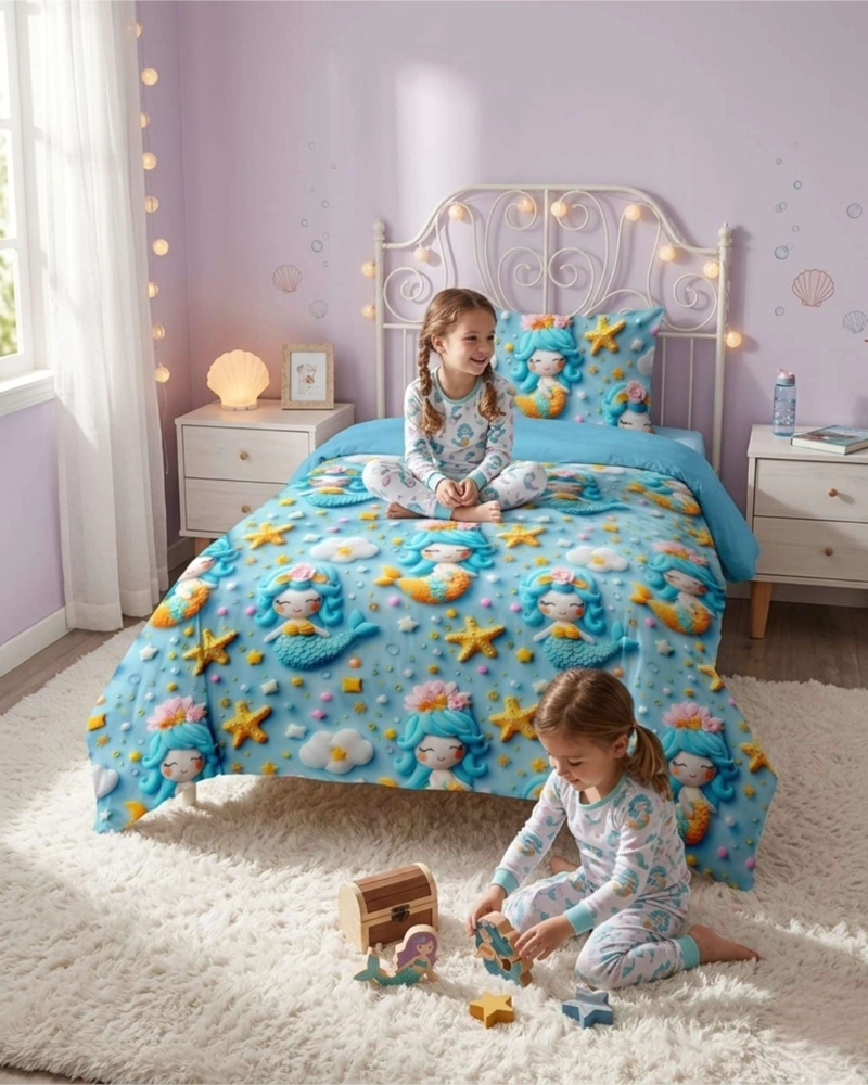 QUILT DE VERANO 5D CUBRECAMA LIGERO TRANSPIRABLE PLAZA Y MEDIA - 1