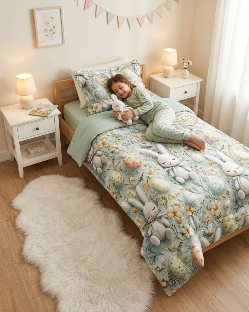 QUILT DE VERANO 5D CUBRECAMA LIGERO TRANSPIRABLE PLAZA Y MEDIA - 1