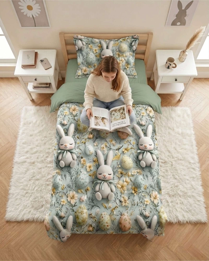 QUILT DE VERANO 5D CUBRECAMA LIGERO TRANSPIRABLE PLAZA Y MEDIA - 2