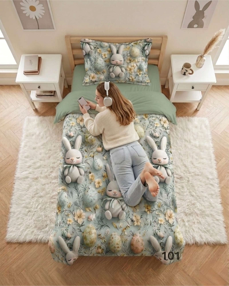 QUILT DE VERANO 5D CUBRECAMA LIGERO TRANSPIRABLE PLAZA Y MEDIA - 3