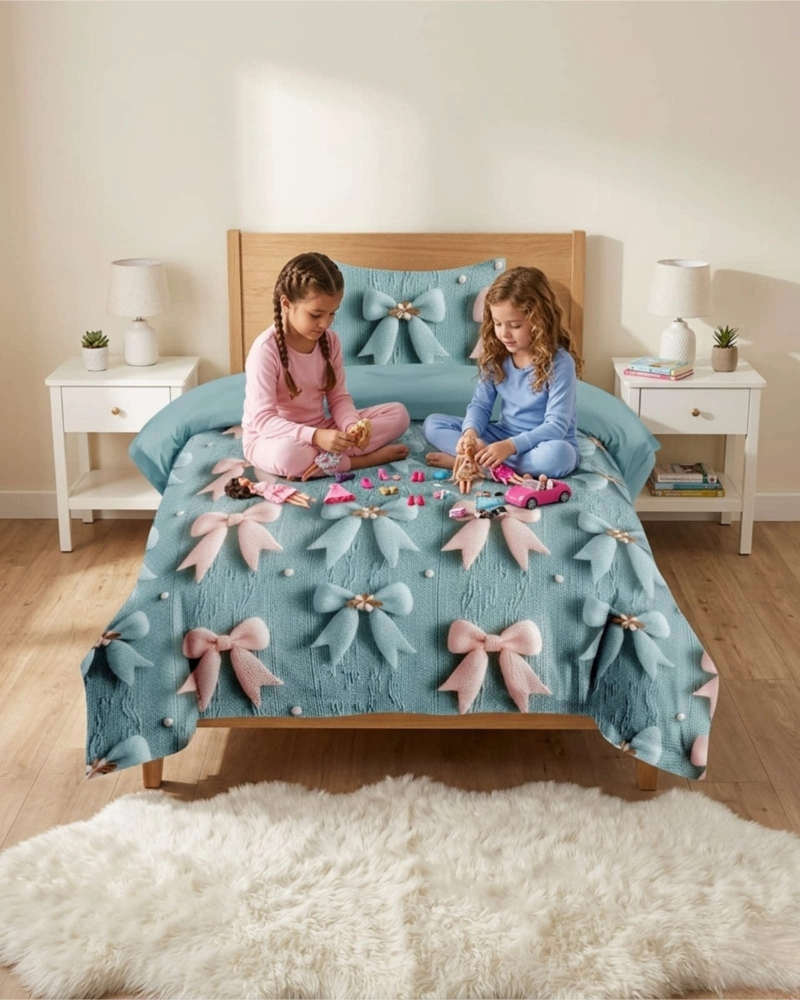 QUILT DE VERANO 5D CUBRECAMA LIGERO TRANSPIRABLE PLAZA Y MEDIA - 1