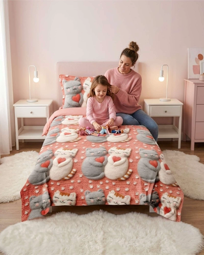 QUILT DE VERANO 5D CUBRECAMA LIGERO TRANSPIRABLE PLAZA Y MEDIA - 1