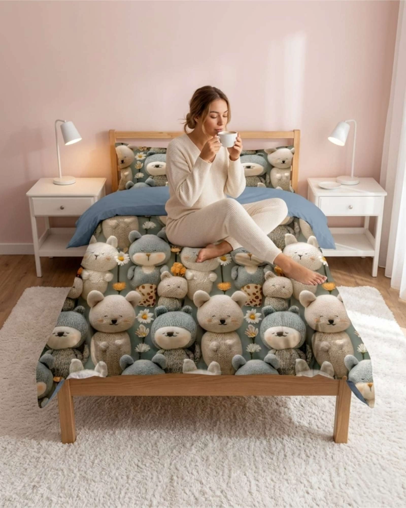 QUILT DE VERANO 5D CUBRECAMA LIGERO TRANSPIRABLE PLAZA Y MEDIA - 3