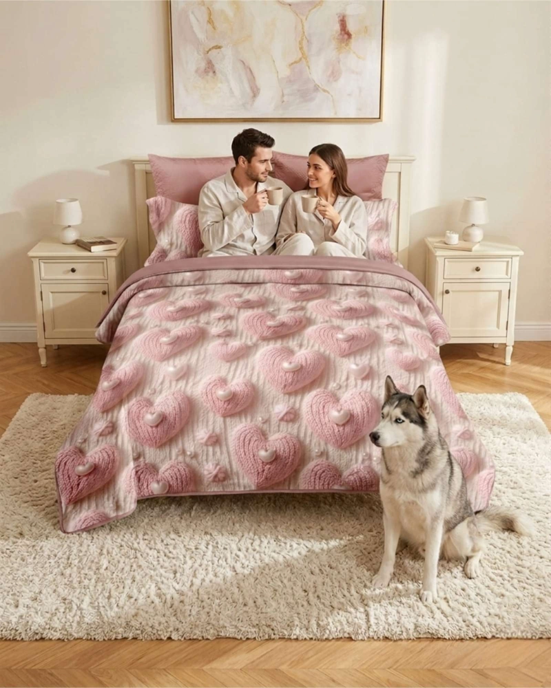 QUILT DE VERANO 5D CUBRECAMA LIGERO TRANSPIRABLE 2 PLAZAS - 2