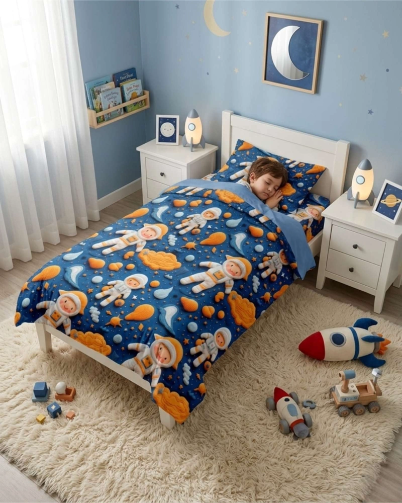QUILT DE VERANO 5D CUBRECAMA LIGERO TRANSPIRABLE PLAZA Y MEDIA - 1