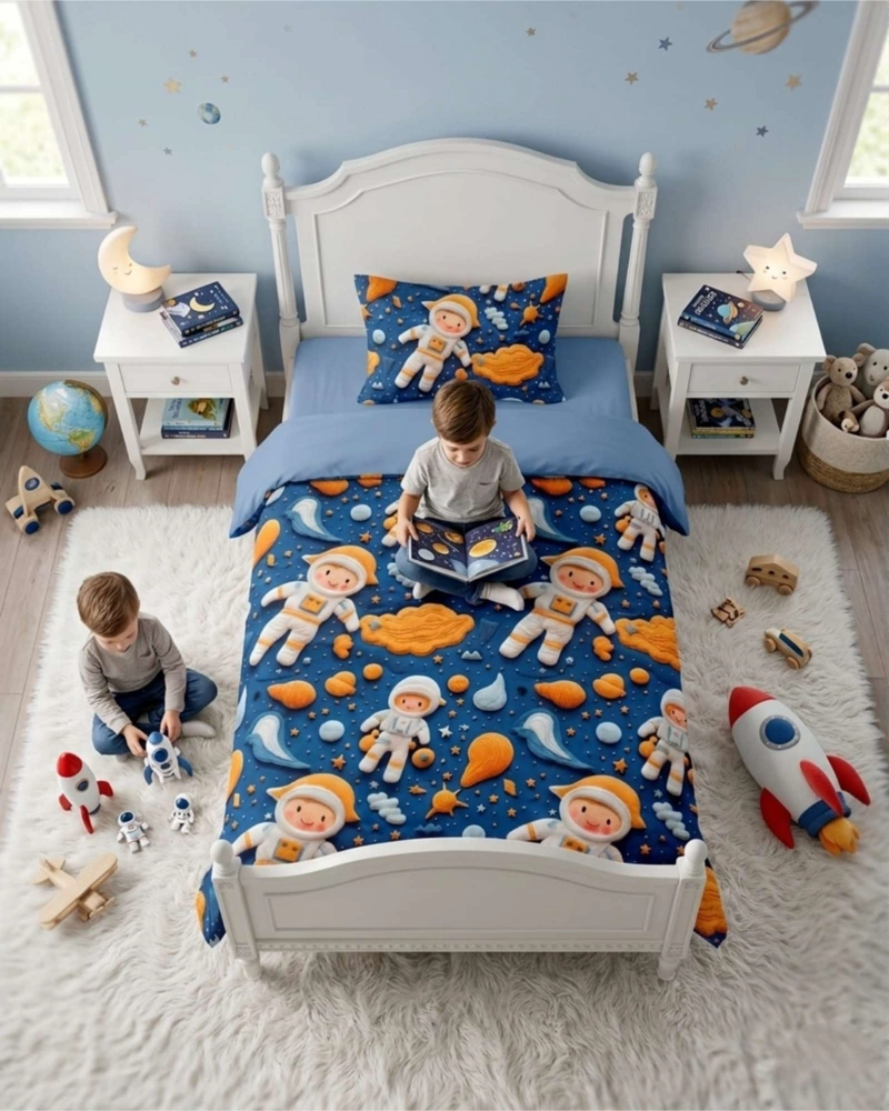 QUILT DE VERANO 5D CUBRECAMA LIGERO TRANSPIRABLE PLAZA Y MEDIA - 5