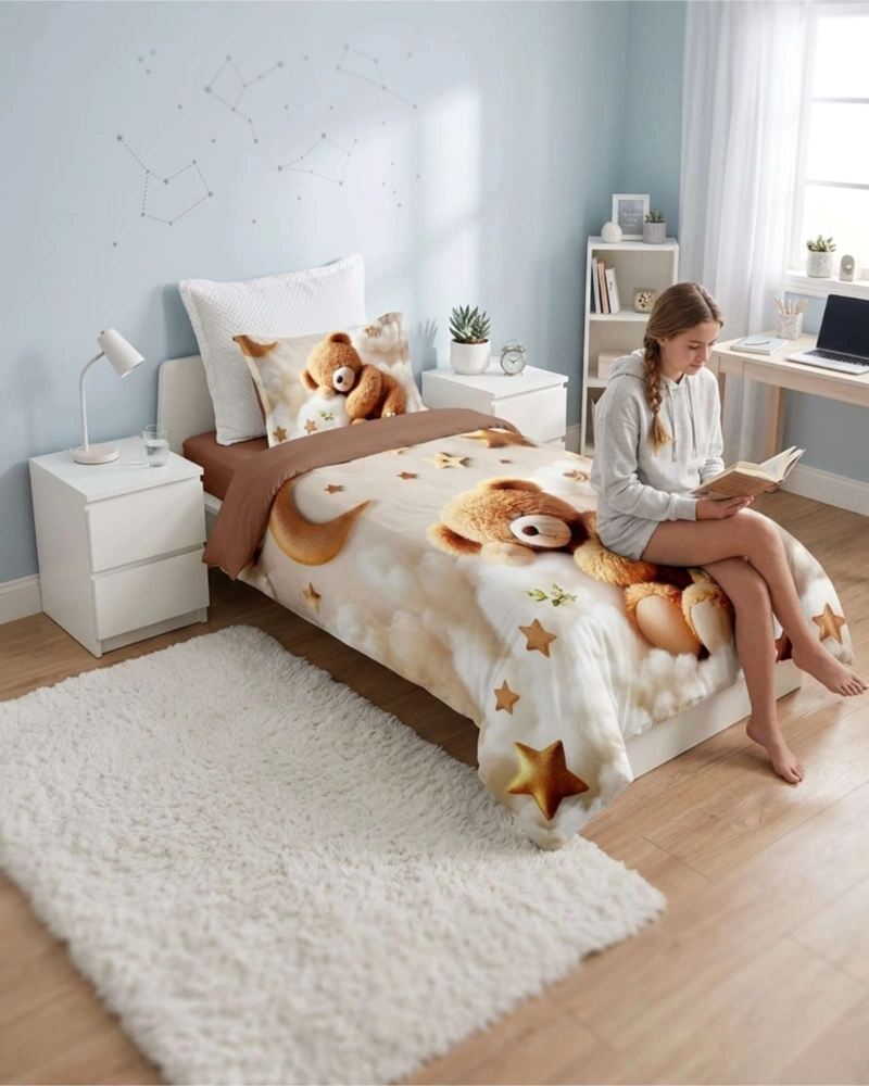 QUILT DE VERANO 5D CUBRECAMA LIGERO TRANSPIRABLE PLAZA Y MEDIA - 3