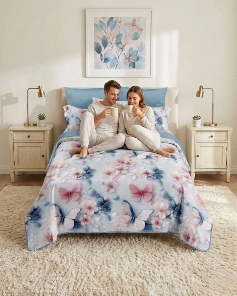 QUILT DE VERANO 5D CUBRECAMA LIGERO TRANSPIRABLE KING - 2