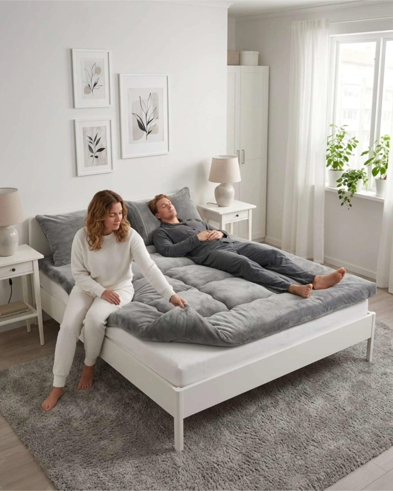 CUBRE COLCHON PREMIUM PLUSH ACOLCHADO 2 PLAZAS - 1