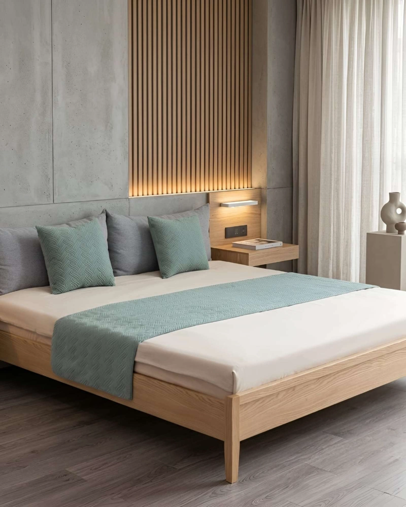 PIECERA DE CAMA PLUSH SUAVE Y ABRIGADA - 1