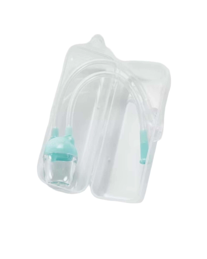 ASPIRADOR NASAL DE SILICONA CON SUCCION MANUAL Y LIMPIADOR - 7