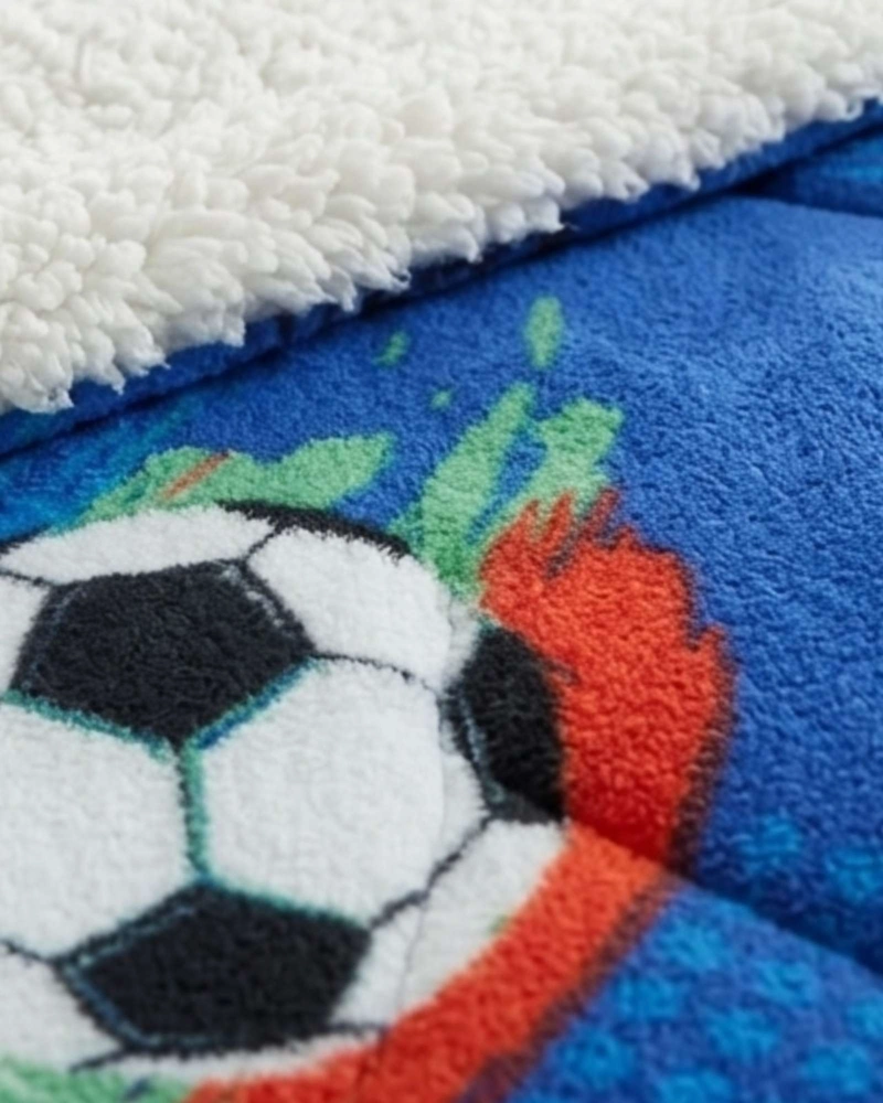 JUEGO DE CUBRECAMA SHERPA CALIDEZ SUPERIOR CON SABANAS PLAZA Y MEDIA - 5