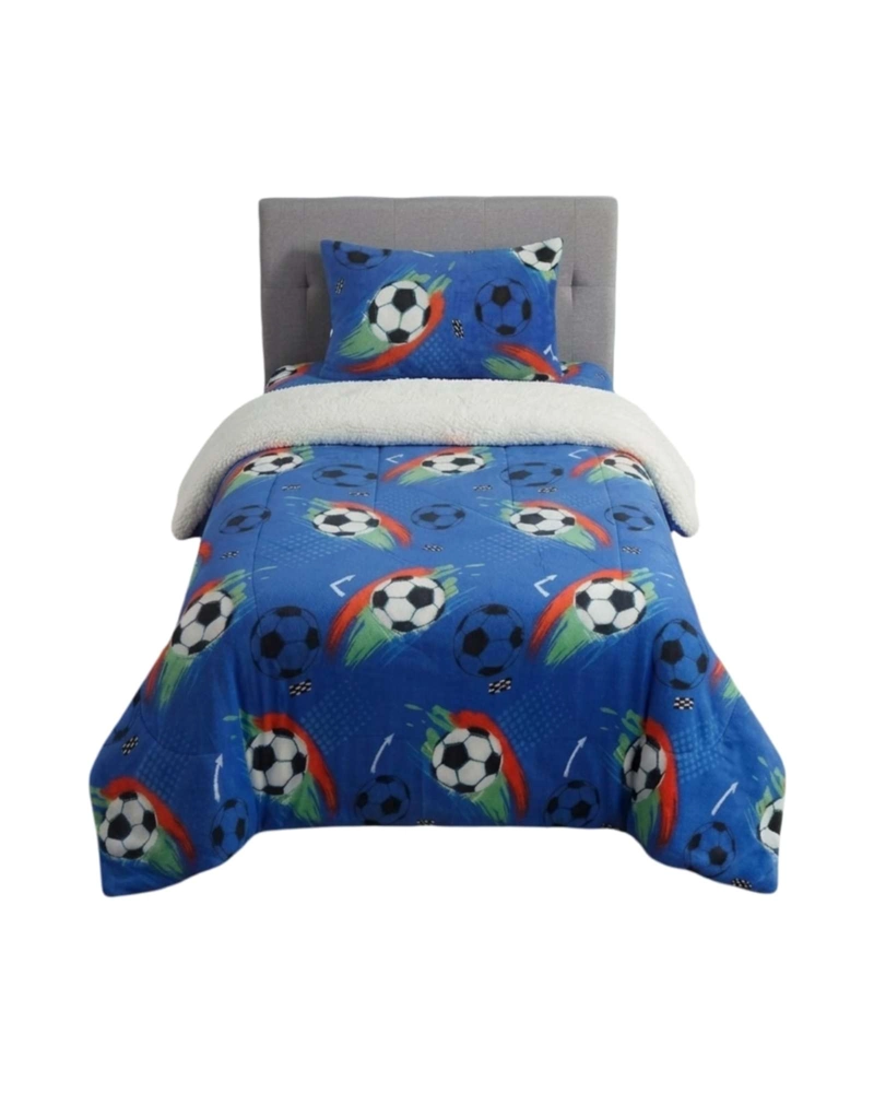 JUEGO DE CUBRECAMA SHERPA CALIDEZ SUPERIOR CON SABANAS PLAZA Y MEDIA - 6