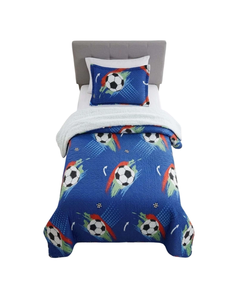 JUEGO DE CUBRECAMA SHERPA CALIDEZ SUPERIOR CON SABANAS PLAZA Y MEDIA - 6