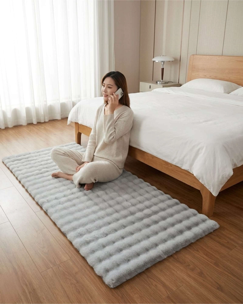 ALFOMBRA BAJADA DE CAMA PIEL SINTE TICA SOFT 03 - 6