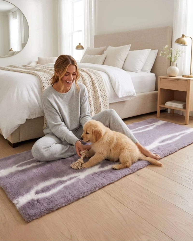 ALFOMBRA BAJADA DE CAMA PIEL SINTE TICA SOFT 06 - 2