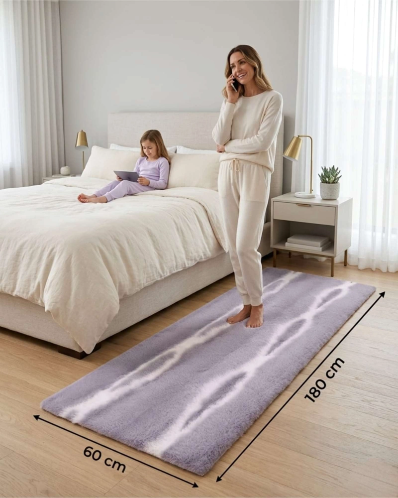 ALFOMBRA BAJADA DE CAMA PIEL SINTE TICA SOFT 06 - 4