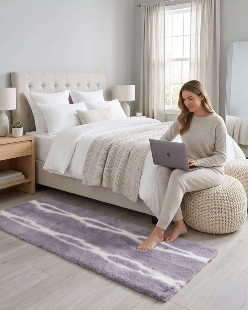 ALFOMBRA BAJADA DE CAMA PIEL SINTE TICA SOFT 06 - 5