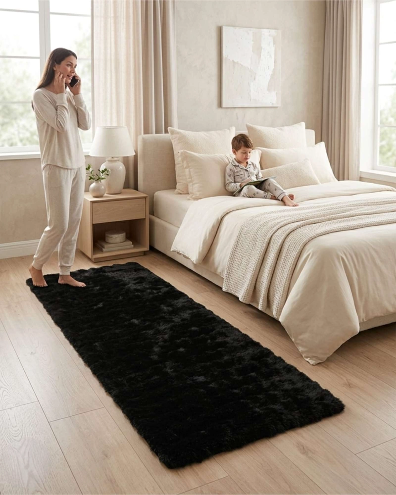 ALFOMBRA BAJADA DE CAMA PIEL SINTE TICA SOFT 05 - 5