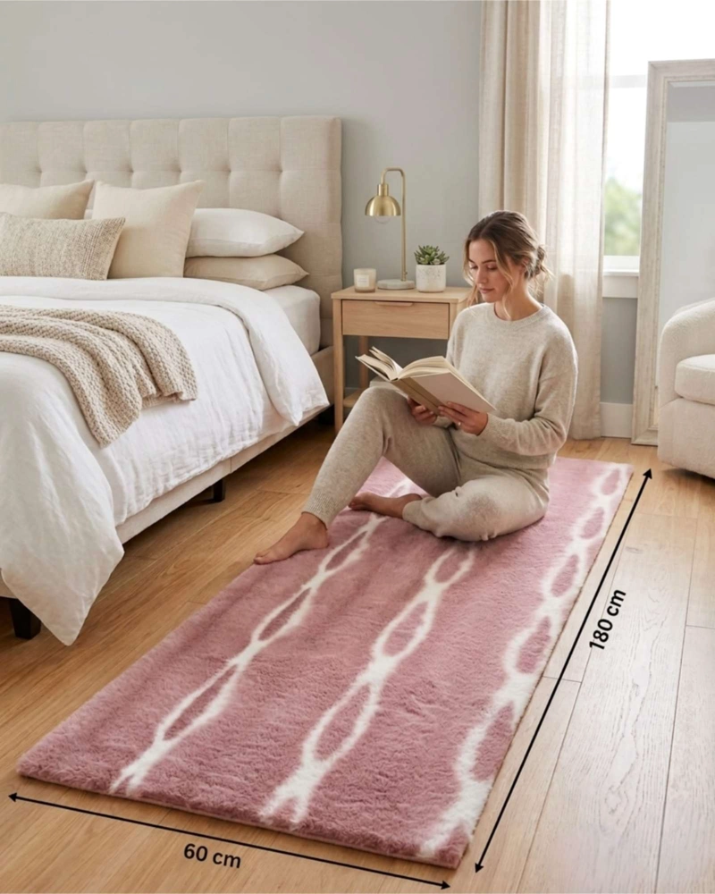 ALFOMBRA BAJADA DE CAMA PIEL SINTE TICA SOFT 07 - 6