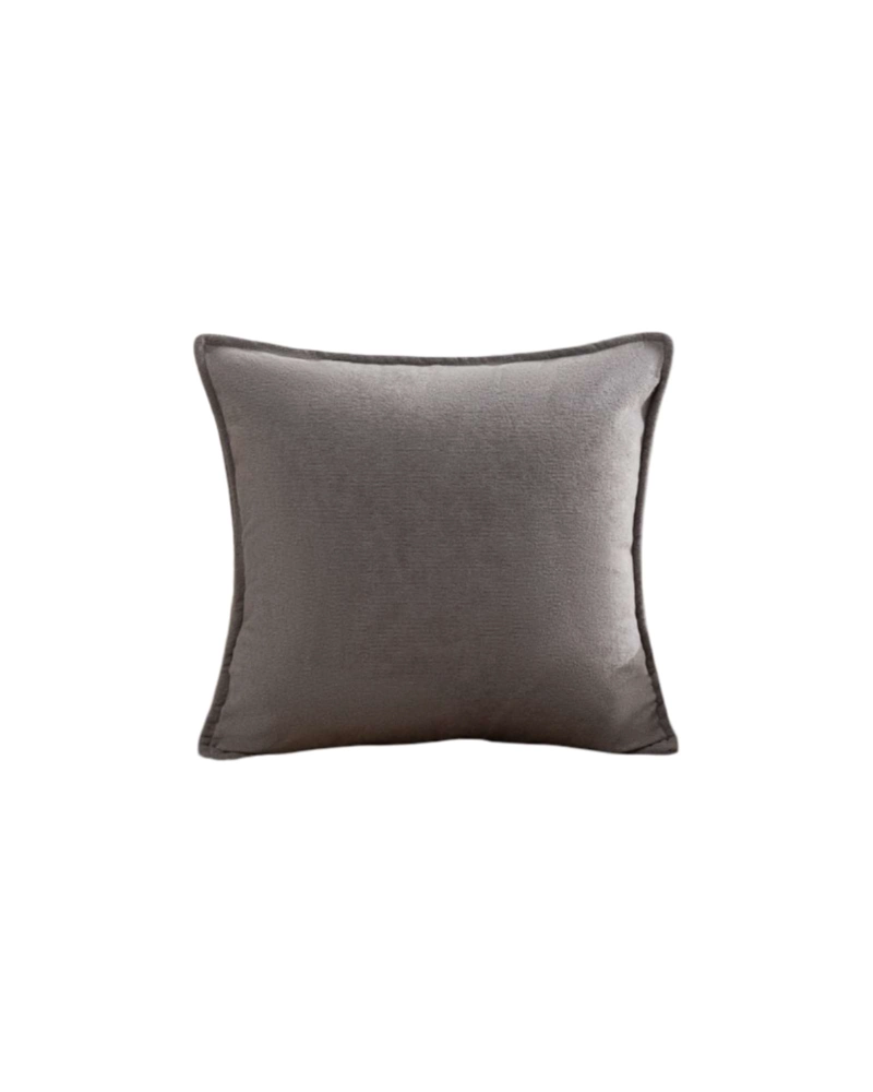PACK 2 FUNDAS COJIN CON RELLENO DECORATIVA TEXTURA SUAVE CON BORDE - 6