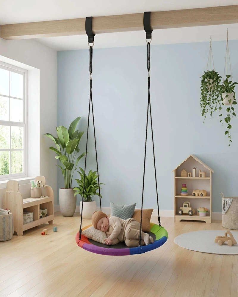 COLUMPIO NIDO RAINBOW PARA JARDIN Y EXTERIOR – RESISTENTE Y SEGURO - 3