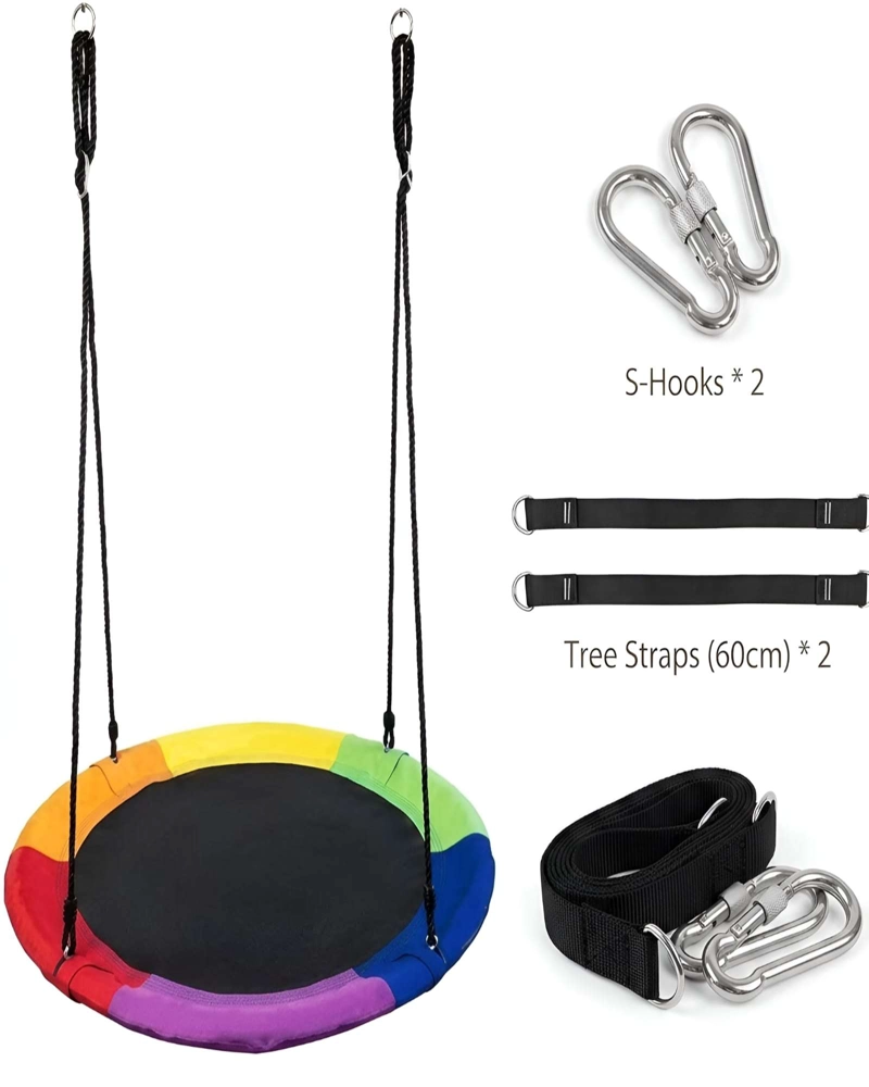 COLUMPIO NIDO RAINBOW PARA JARDIN Y EXTERIOR – RESISTENTE Y SEGURO - 6