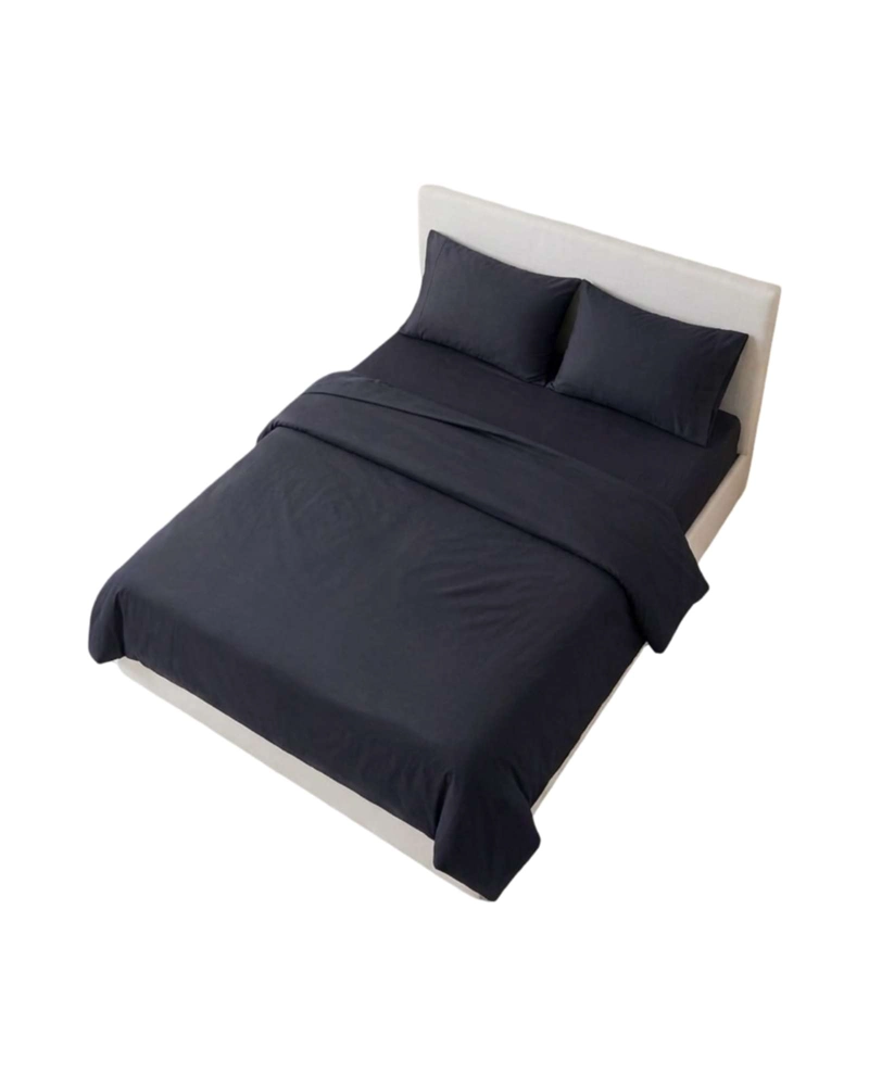 JUEGO SABANAS 2 PLAZAS LISAS SUAVES 4 PIEZAS DE CAMA - 5