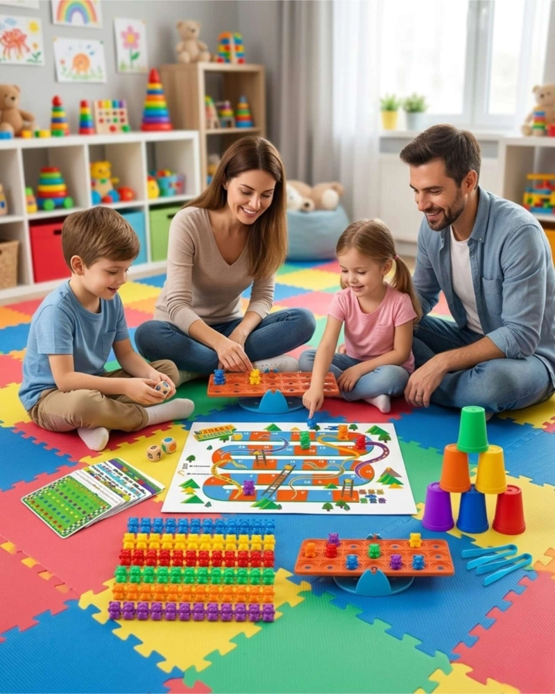 JUGUETE DE MESA MONTESSORI  APRENDIZAJE Y MOTRICIDAD FINA INFANTIL - 4