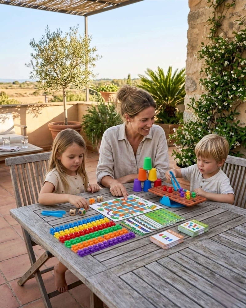 JUGUETE DE MESA MONTESSORI  APRENDIZAJE Y MOTRICIDAD FINA INFANTIL - 5