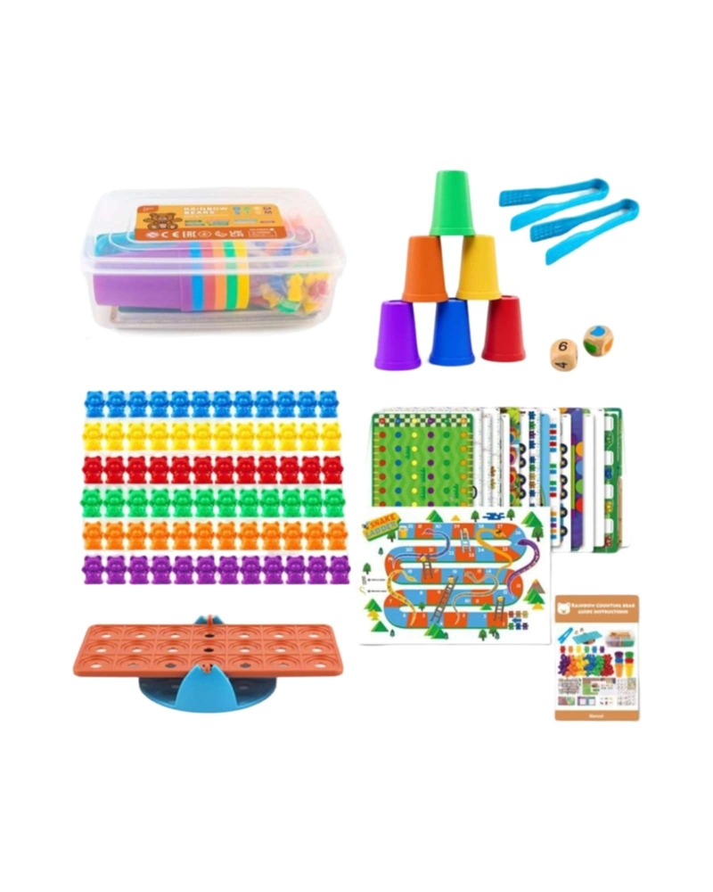 JUGUETE DE MESA MONTESSORI  APRENDIZAJE Y MOTRICIDAD FINA INFANTIL - 6