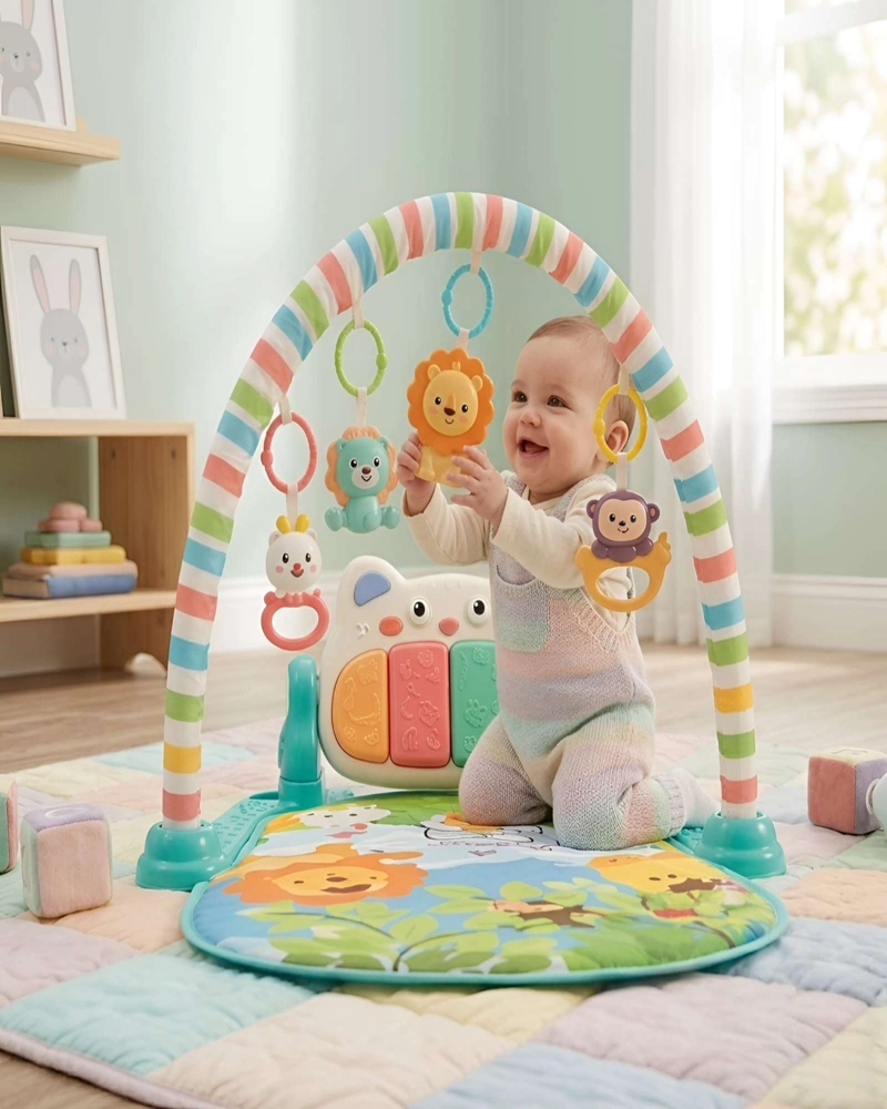 GIMNASIO PARA BEBE  CON FUNCION DE ANDADOR ESTABLE - 1