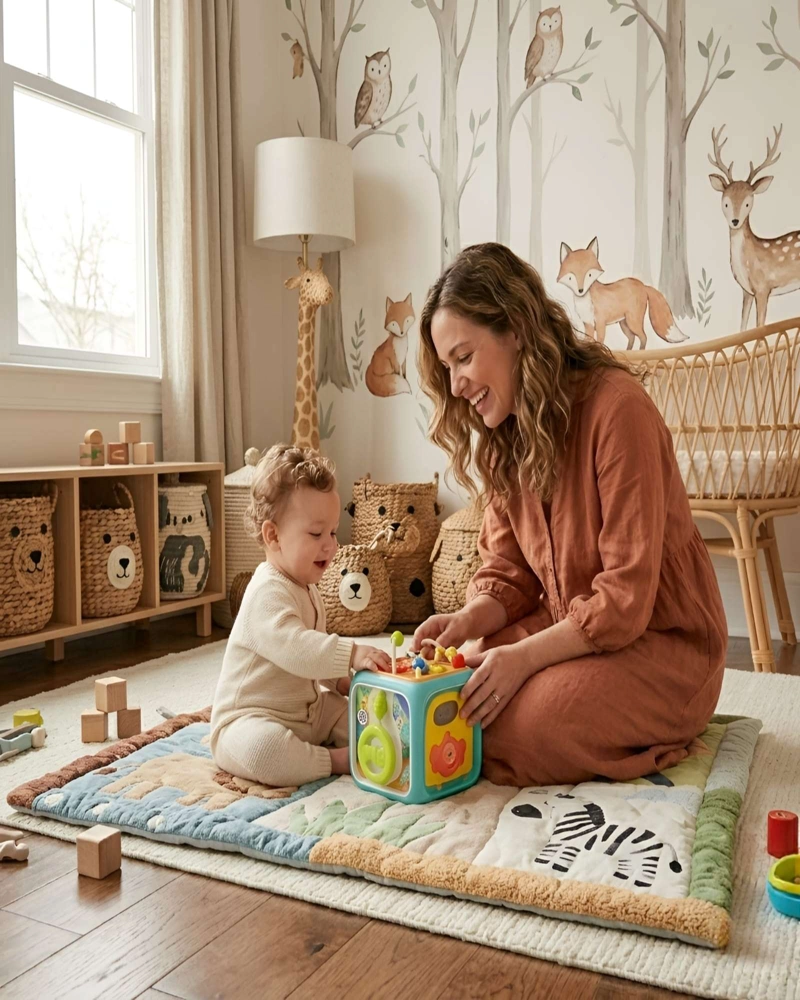 JUGUETE PARA BEBE  CUBO DE ACTIVIDADES INTERACTIVO - 4