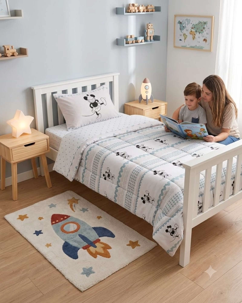 PLUMON 1,5 PLAZAS DISEÑO INFANTIL ESTILO MINIMALISTA - 3