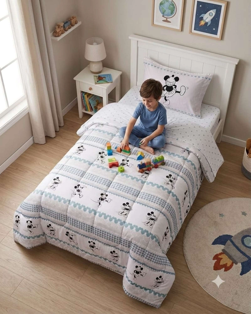 PLUMON 1,5 PLAZAS DISEÑO INFANTIL ESTILO MINIMALISTA - 4
