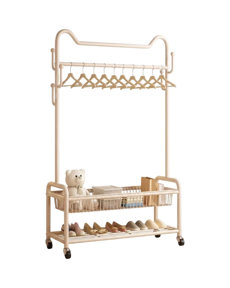 PERCHERO ORGANIZADOR ROPA Y ZAPATOS MODELO GATO - 6