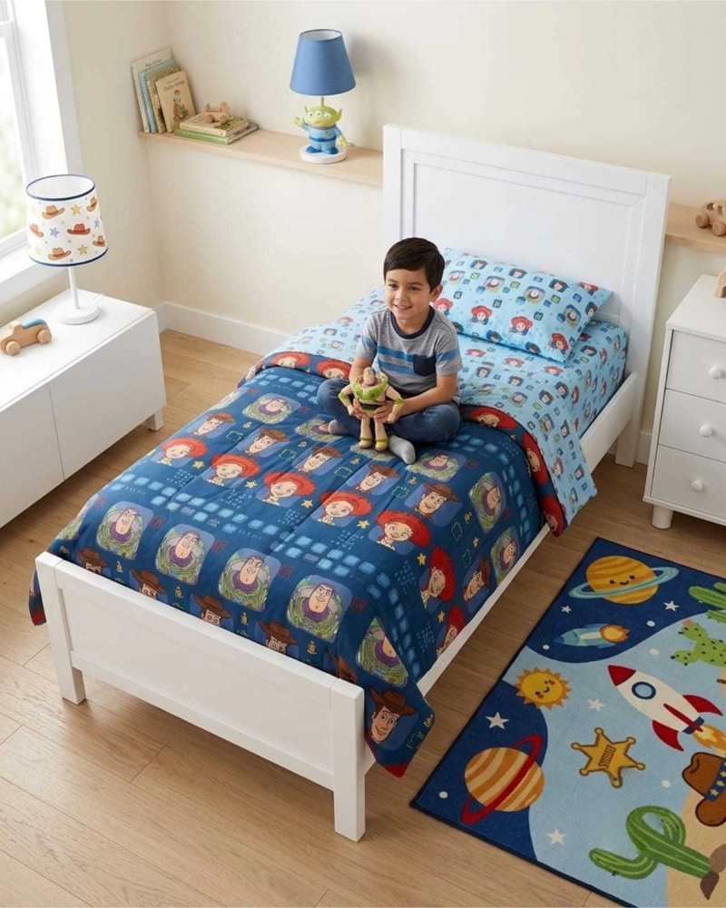 SET DE SABANAS 1,5 PLAZAS ESTAMPADO INFANTIL CONTEMPORANEO - 2