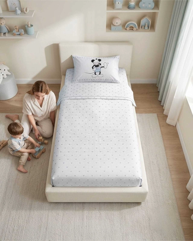 SET DE SABANAS 1,5 PLAZAS ESTAMPADO INFANTIL CONTEMPORANEO - 4