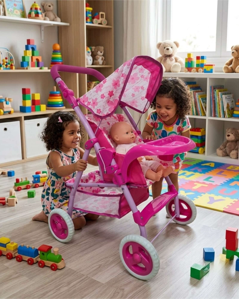 COCHE DE JUGUETE METALICO GRANDE PARA NIÑAS - 3