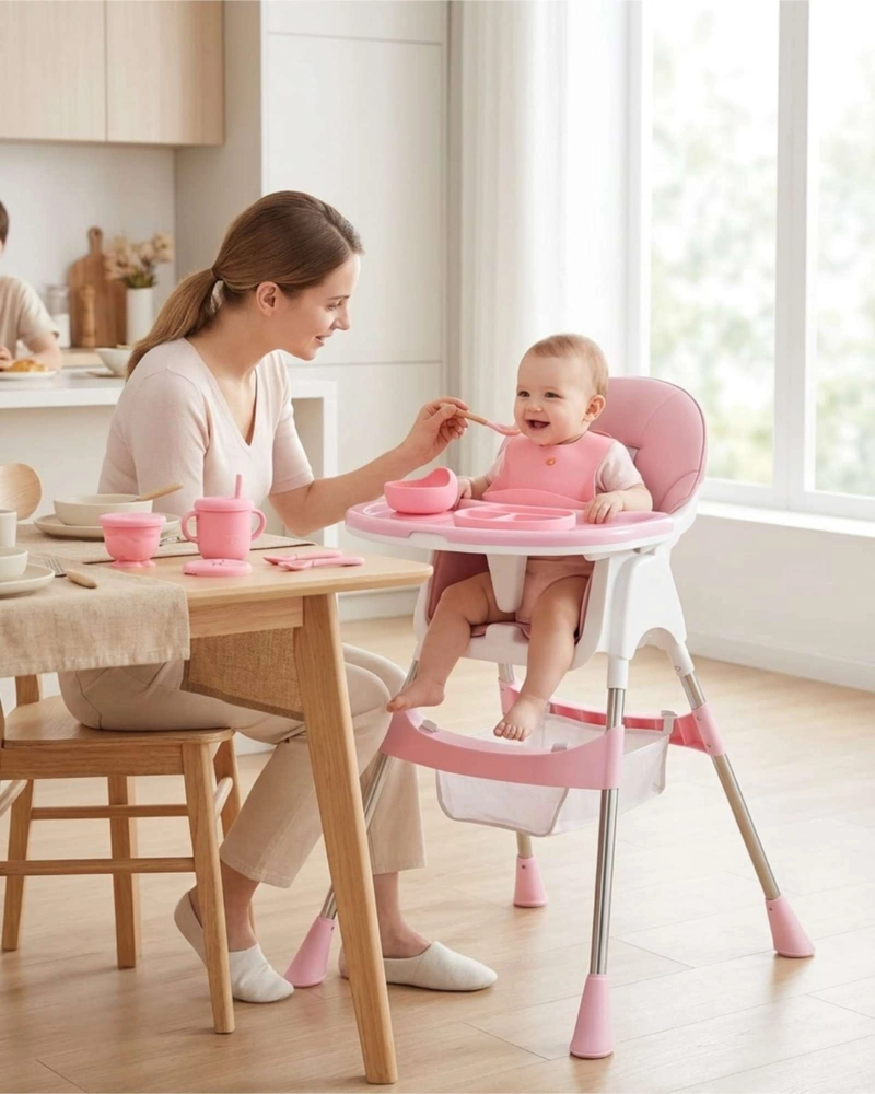 SILLA DE COMER PARA BEBE  2 EN 1 AJUSTABLE Y EVOLUTIVA - 3