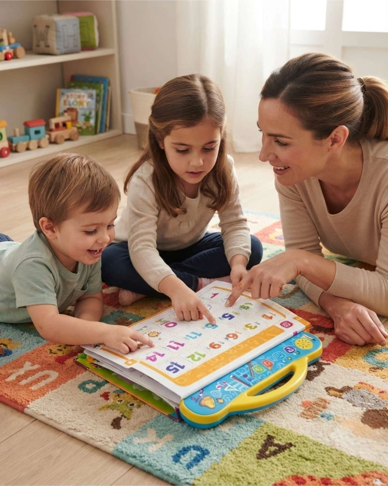 LIBRO DE TELA DIDACTICO TIPO MONTESSORI PARA BEBE S - 2