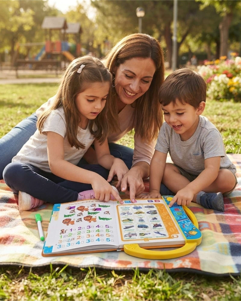 LIBRO DE TELA DIDACTICO TIPO MONTESSORI PARA BEBE S - 3