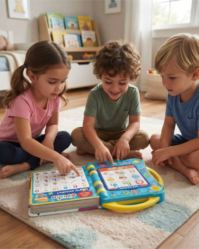 LIBRO DE TELA DIDACTICO TIPO MONTESSORI PARA BEBE S - 4