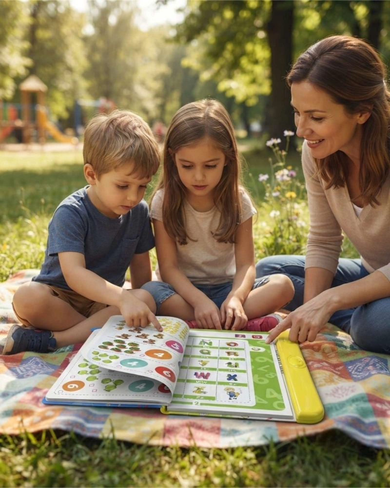 LIBRO DIDACTICO BILINGÜE INFANTIL CON SONIDO E IDIOMAS - 1