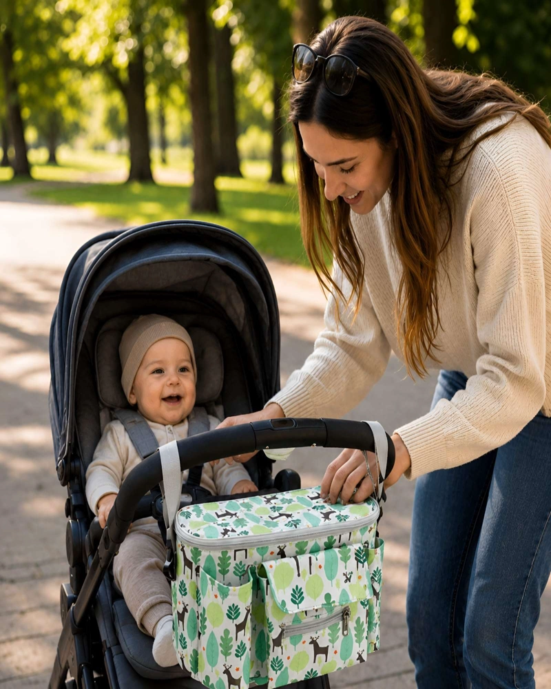 BOLSO ORGANIZADOR UNIVERSAL PARA COCHE DE BEBE - 1